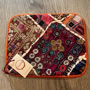 Raga laptop case soft whispering way embroidered travel gift great bag unique